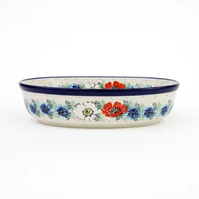 Półmisek owalny 299 24/18,5cm <br> 2511X Polskie kwiaty